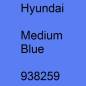 Preview: Hyundai, Medium Blue, 938259.